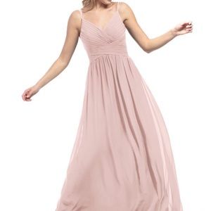 Azazie Blake Dress Dusty Rose